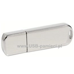 M-15 Stalowa pamięć usb, błyszcząca