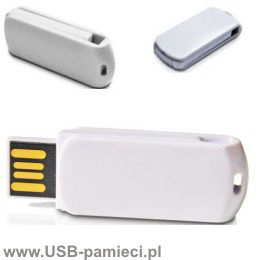 P-34 Pamięć usb w obudowie białej, plastikowe 	