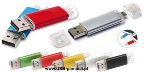 PM-100 Pamięc usb typu OTG, z końcówka do smartfonów