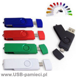 PM-101 Pamięć usb, twister, typu OTG, z końcówka do smartfonów