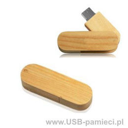 W-27 Pendrive obrotowy, drewno